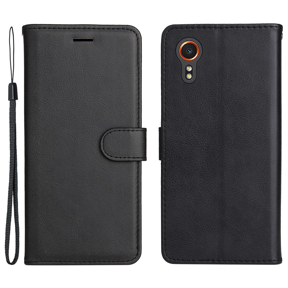  Samsung Galaxy Xcover 7 Fodral Läder Svart