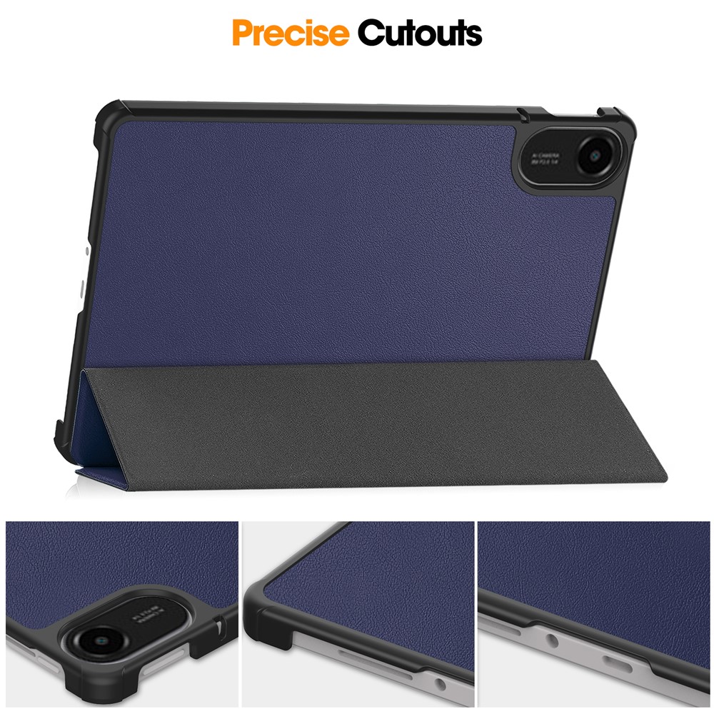  Xiaomi Redmi Pad 2 Fodral Tri-Fold Mörk Blå