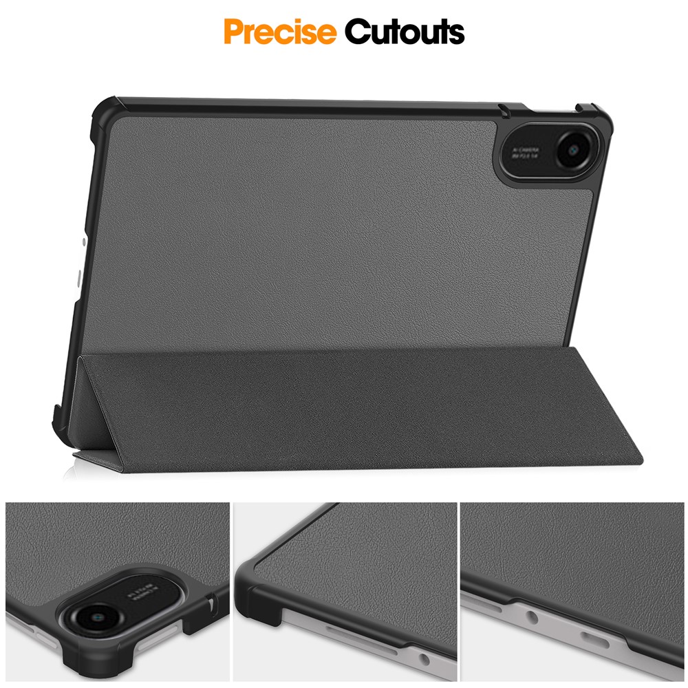  Xiaomi Redmi Pad 2 Fodral Tri-Fold Grå
