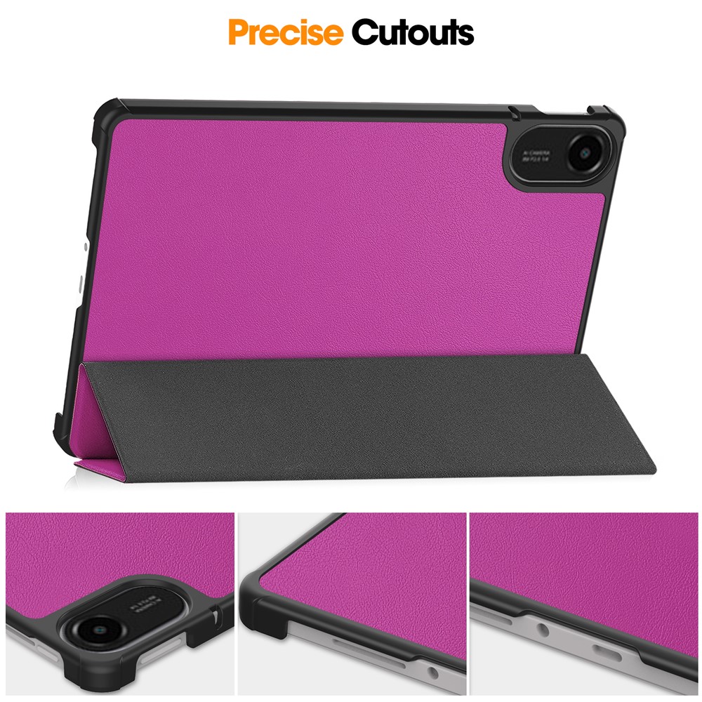  Xiaomi Redmi Pad 2 Fodral Tri-Fold Lila