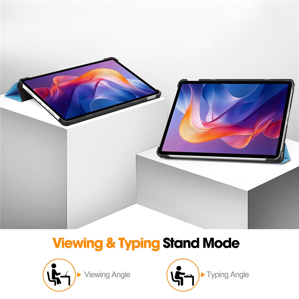  Xiaomi Redmi Pad 2 Fodral Tri-Fold Blå