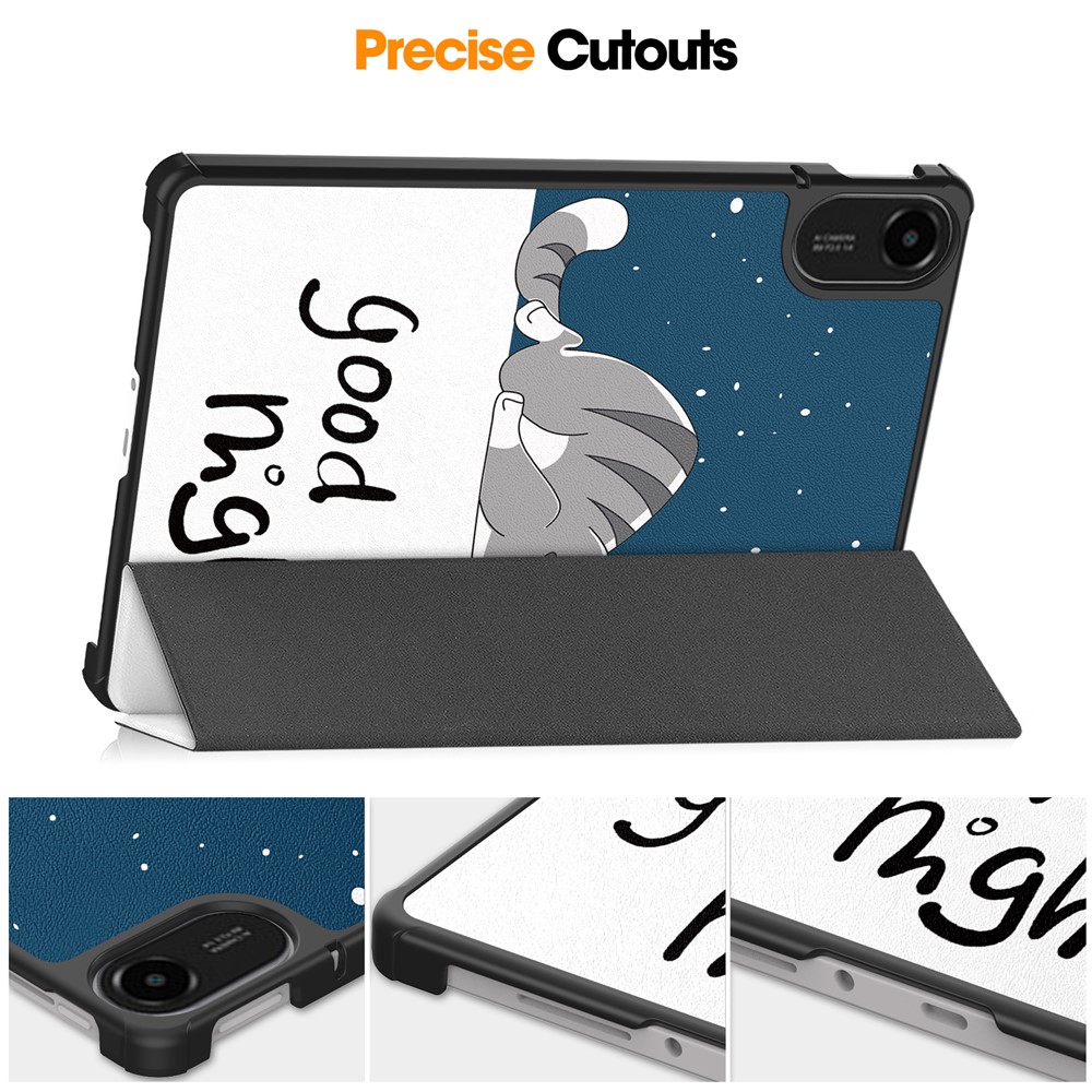  Xiaomi Redmi Pad 2 Fodral Tri-Fold Katt