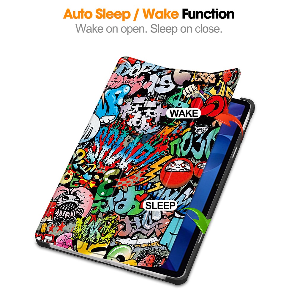  Xiaomi Redmi Pad 2 Fodral Tri-Fold Grafitti