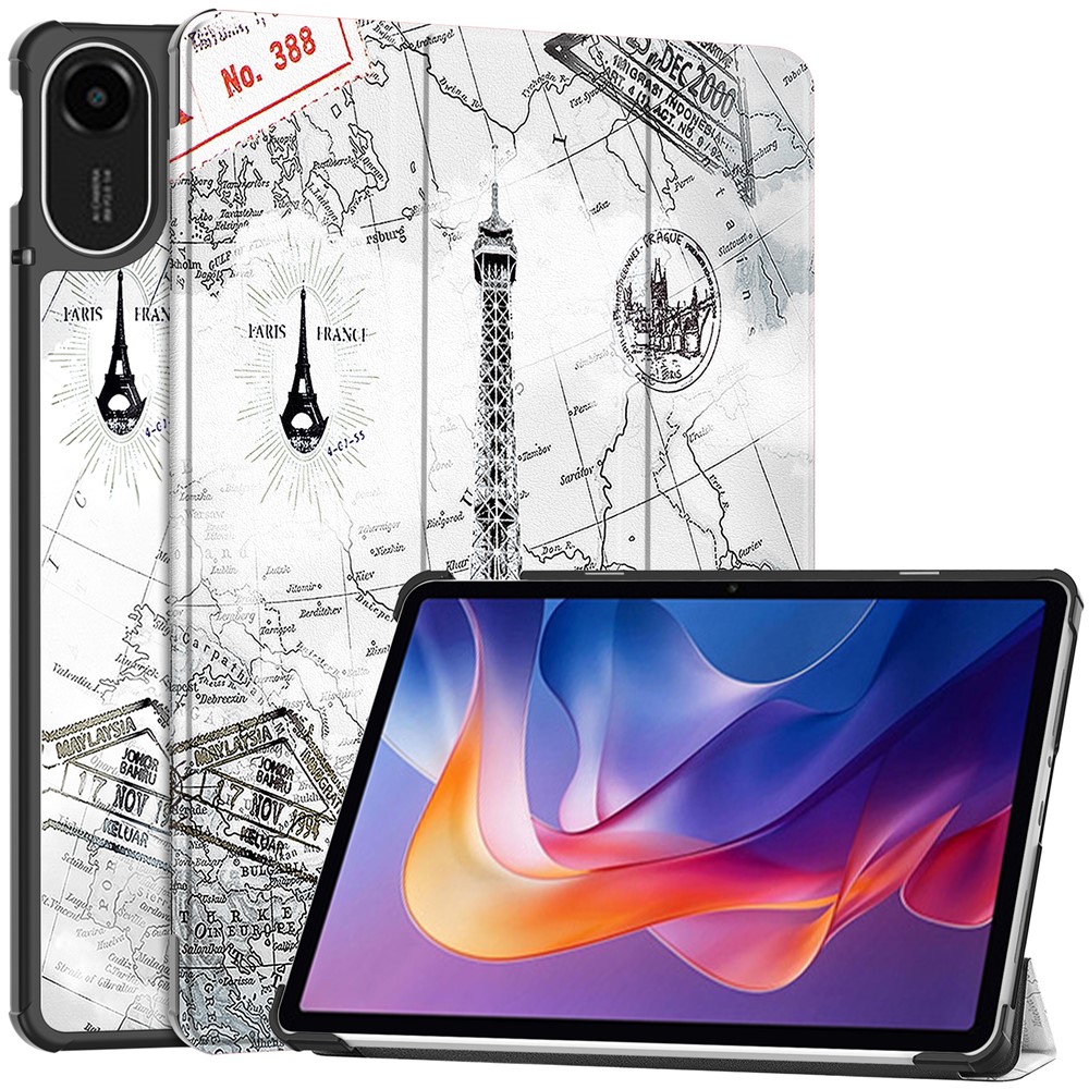  Xiaomi Redmi Pad 2 Fodral Tri-Fold Eiffeltornet