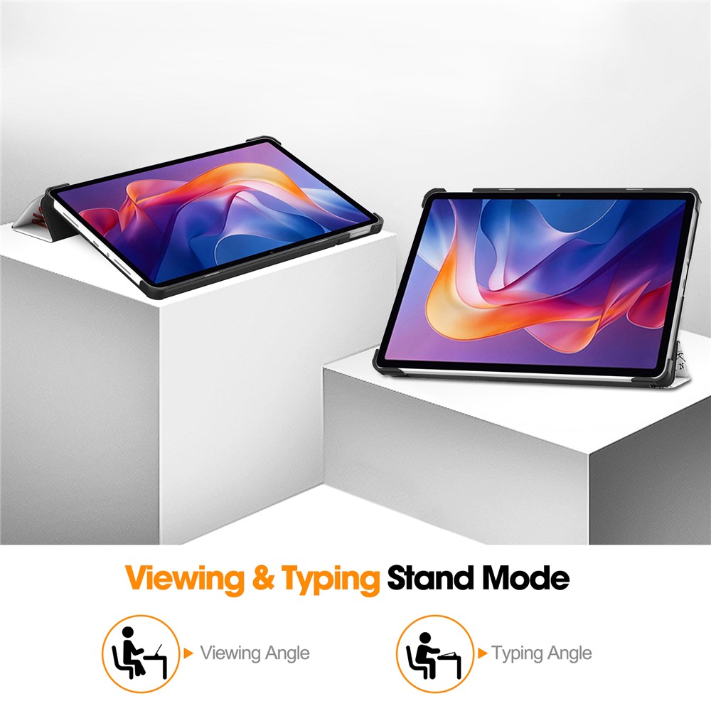  Xiaomi Redmi Pad 2 Fodral Tri-Fold Eiffeltornet