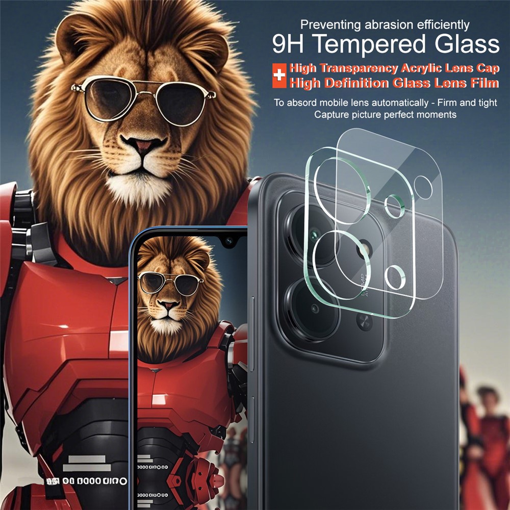 IMAK IMAK Xiaomi Redmi 15C Linsskydd Härdat Glas Transparent