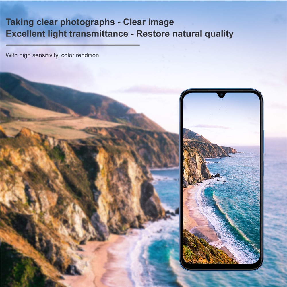 IMAK IMAK Xiaomi Redmi 15C Linsskydd Härdat Glas Svart