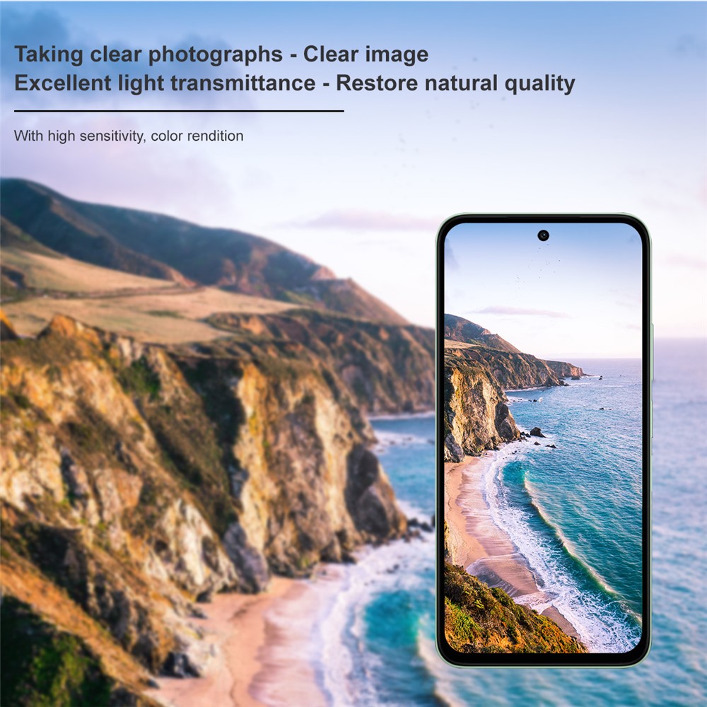 IMAK IMAK Xiaomi Redmi 15 Linsskydd Härdat Glas Svart