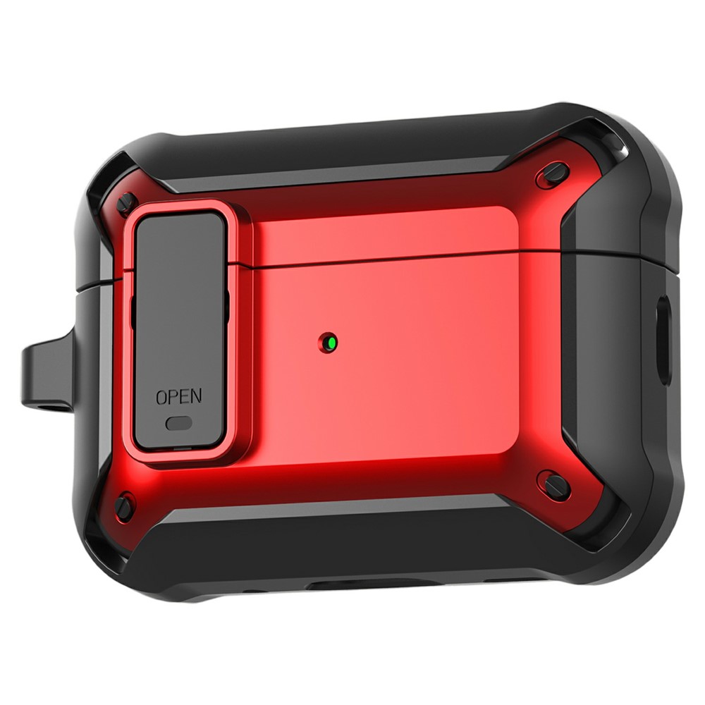 AirPods Pro 3 Skal Shockproof Hybrid Armor Röd