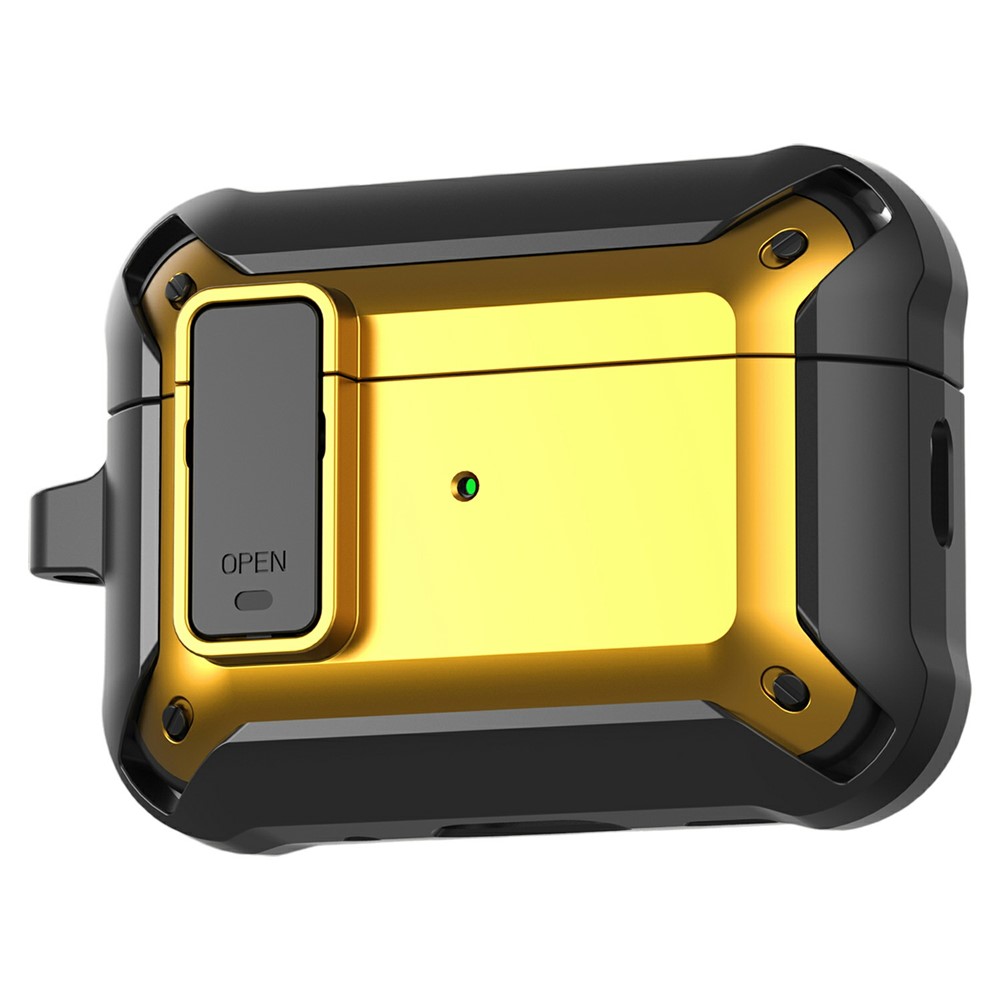  AirPods Pro 3 Skal Shockproof Hybrid Armor Gul