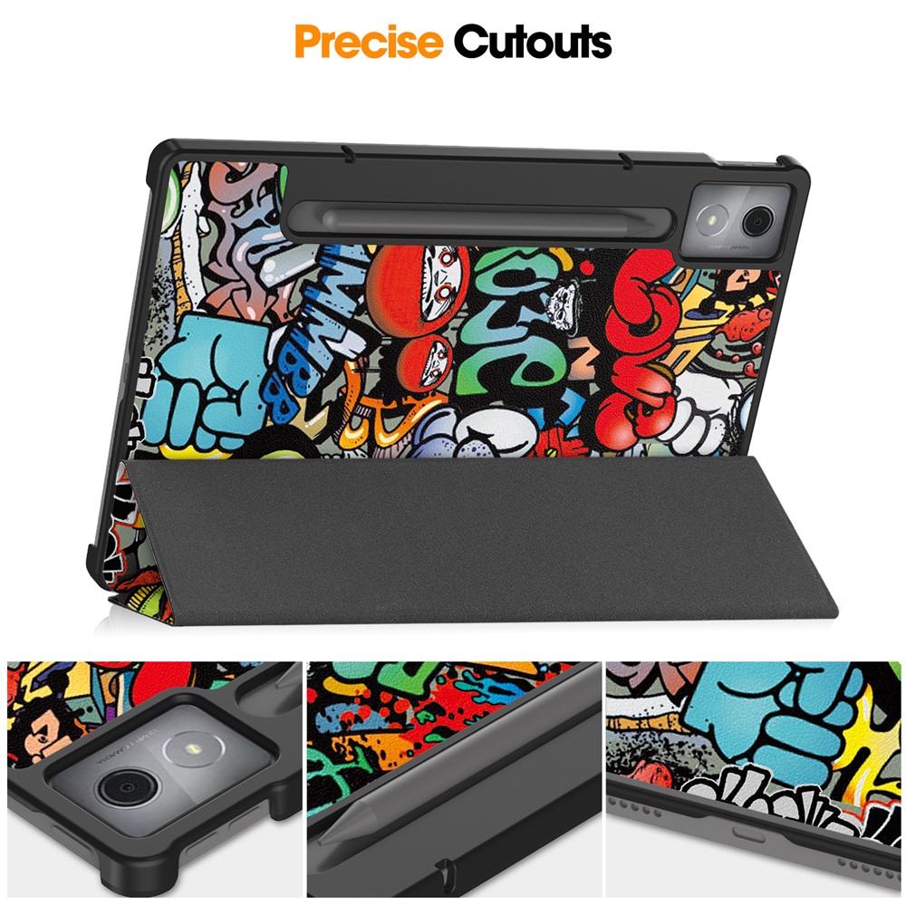  Lenovo Idea Tab Pro Fodral Tri-Fold Graffiti