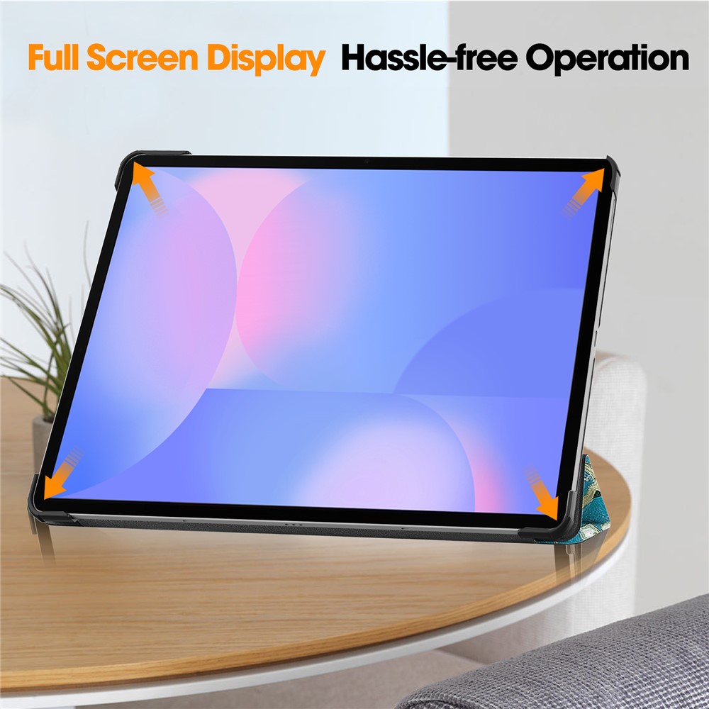  Samsung Galaxy S10 FE Plus Fodral Tri-Fold Peach Blossom