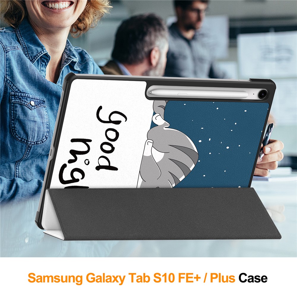  Samsung Galaxy S10 FE Plus Fodral Tri-Fold Katt