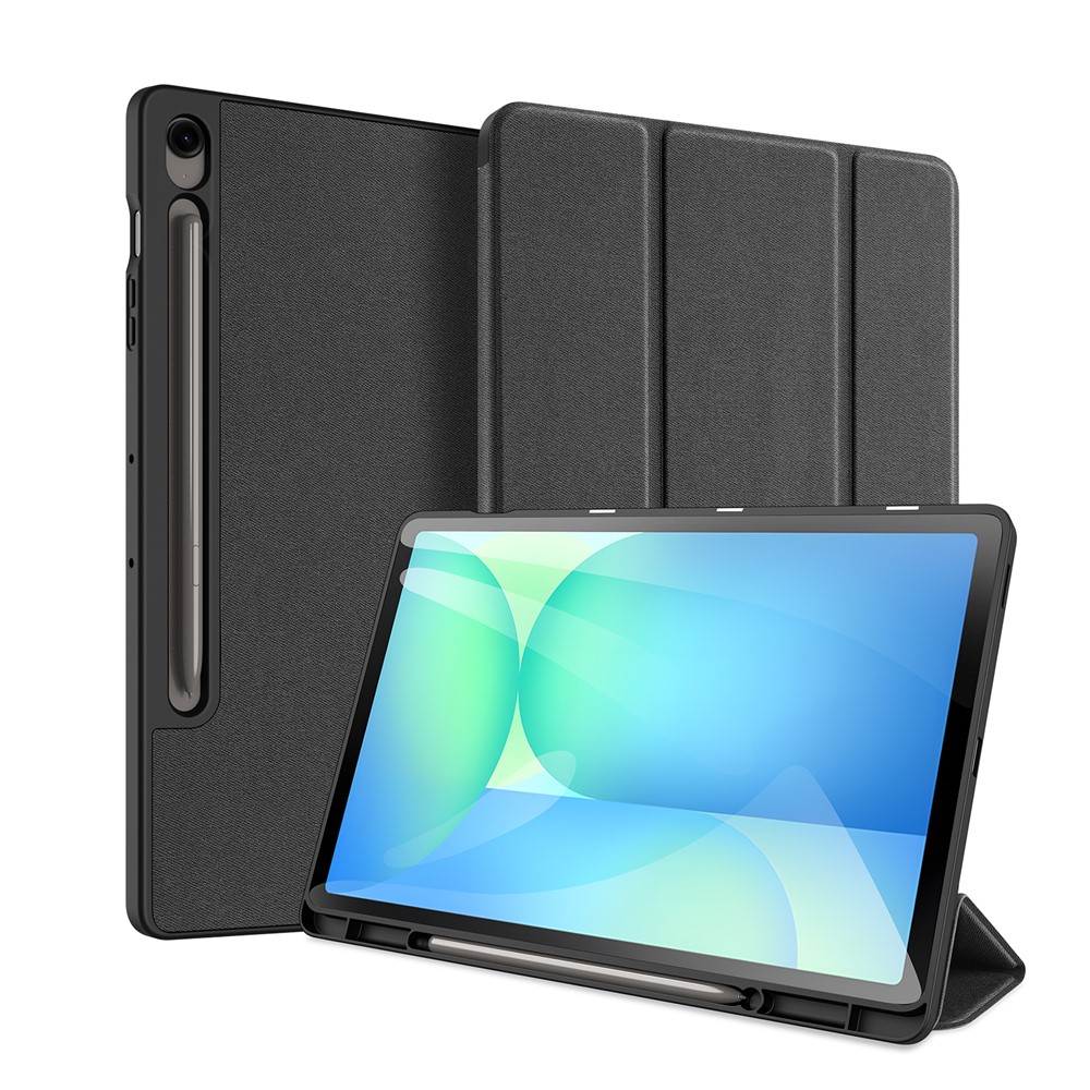 DUX DUCIS DUX DUCIS Galaxy Tab S10 FE Plus Fodral DOMO Tri-Fold Svart