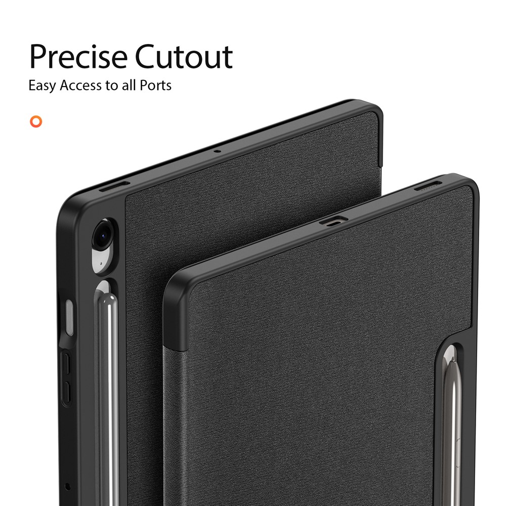 DUX DUCIS DUX DUCIS Galaxy Tab S10 FE Plus Fodral DOMO Tri-Fold Svart