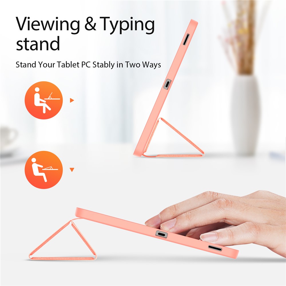 DUX DUCIS DUX DUCIS Galaxy Tab S10 FE Plus Fodral DOMO Tri-Fold Rosa
