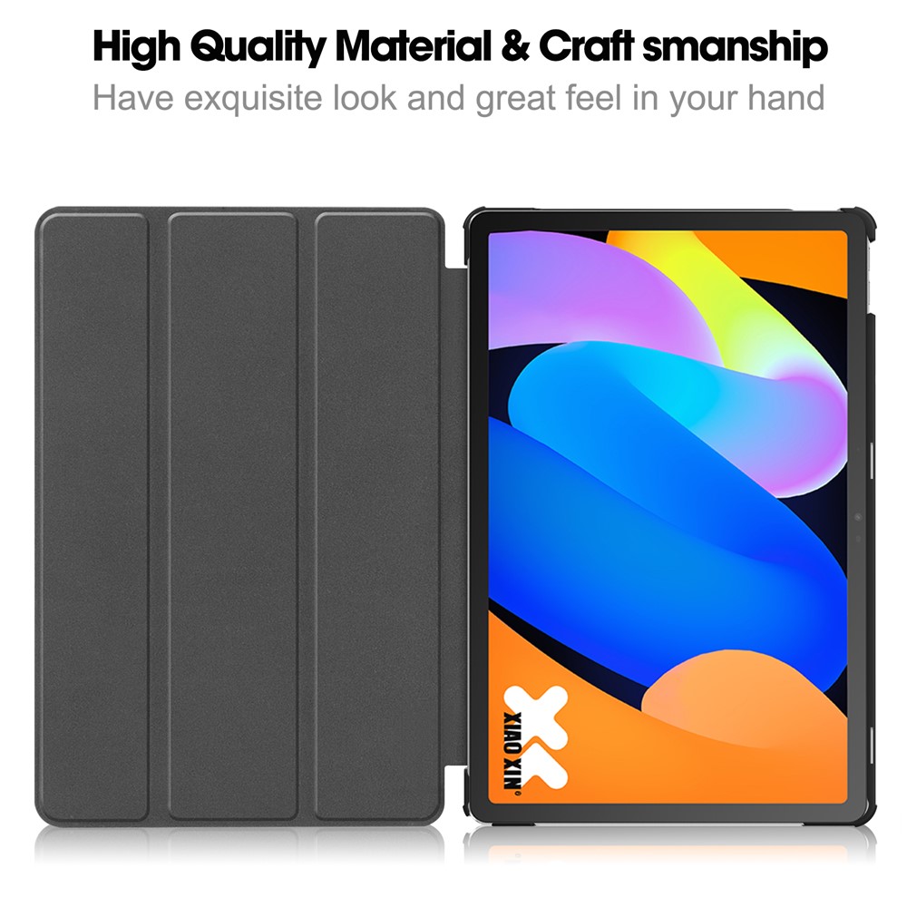  Lenovo Idea Tab Fodral Tri-Fold Läder Svart