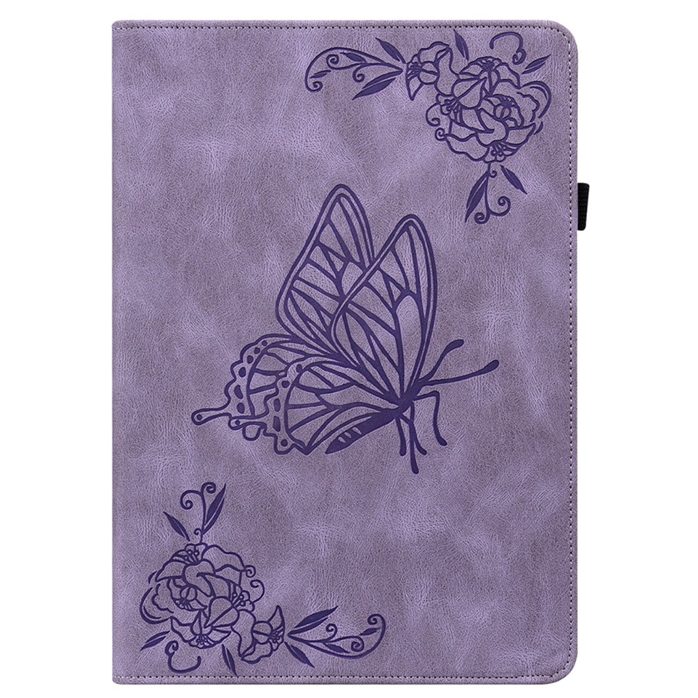  Samsung Galaxy Tab A11 Plus Fodral Butterfly Flower Lila