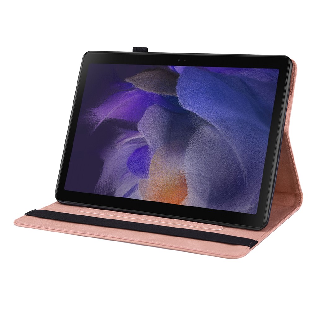  Samsung Galaxy Tab A11 Plus Fodral Butterfly Flower Rosa