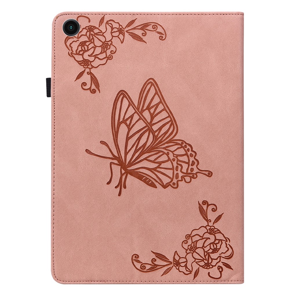  Samsung Galaxy Tab A11 Plus Fodral Butterfly Flower Rosa