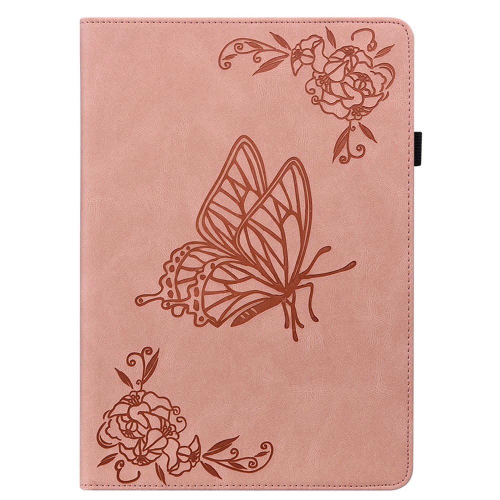  Samsung Galaxy Tab A11 Plus Fodral Butterfly Flower Rosa