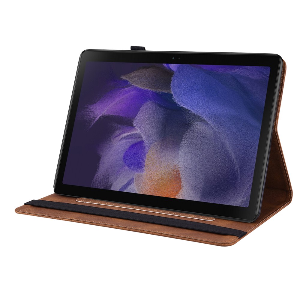  Samsung Galaxy Tab A11 Plus Fodral Butterfly Flower Brun
