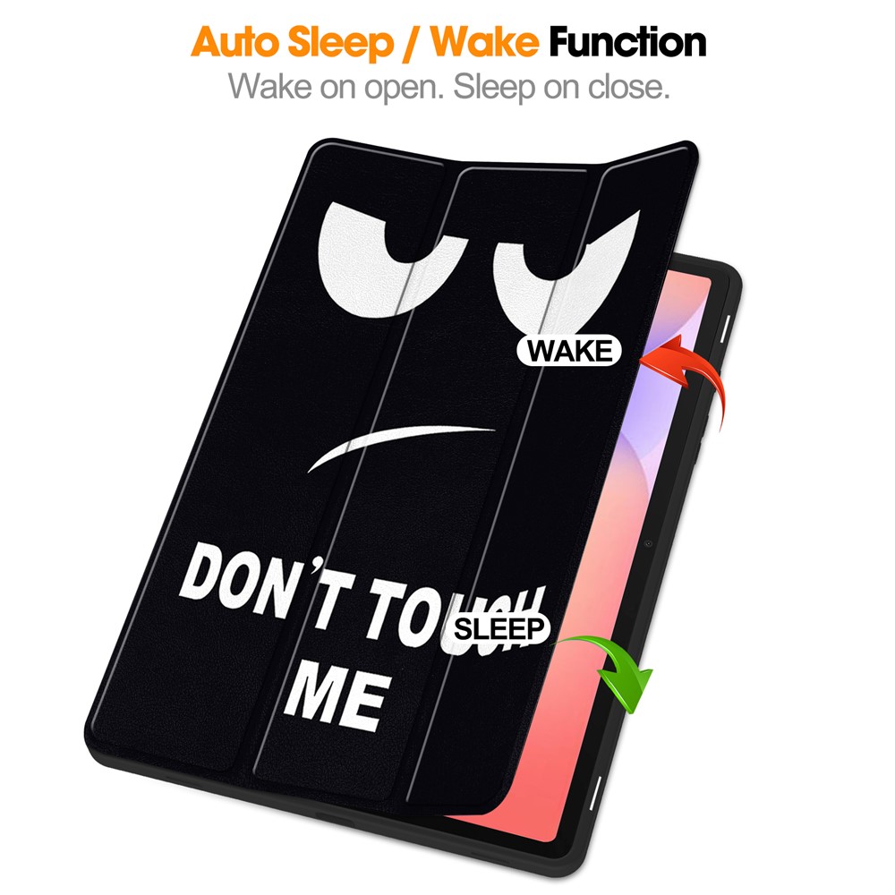  Samsung Galaxy Tab S10 Lite Fodral Tri-Fold Dont Touch Me