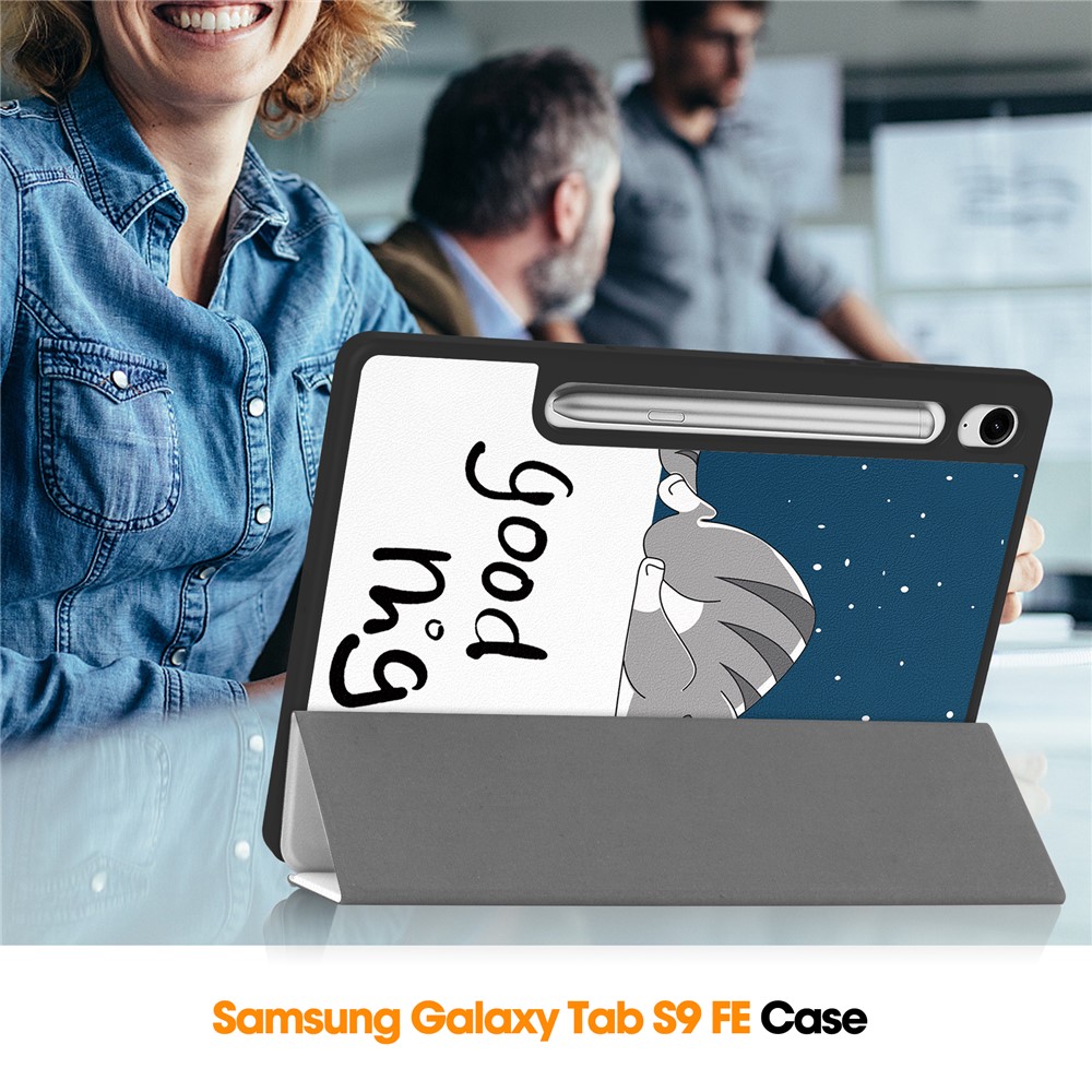  Samsung Galaxy Tab S10 Lite Fodral Tri-Fold Katt