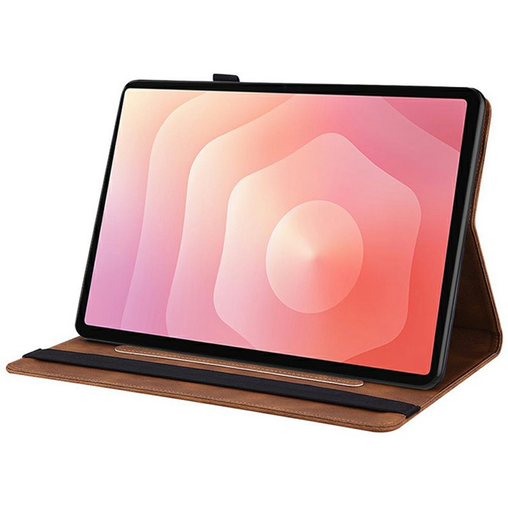  Samsung Galaxy Tab S11 Fodral Butterfly Flower Brun