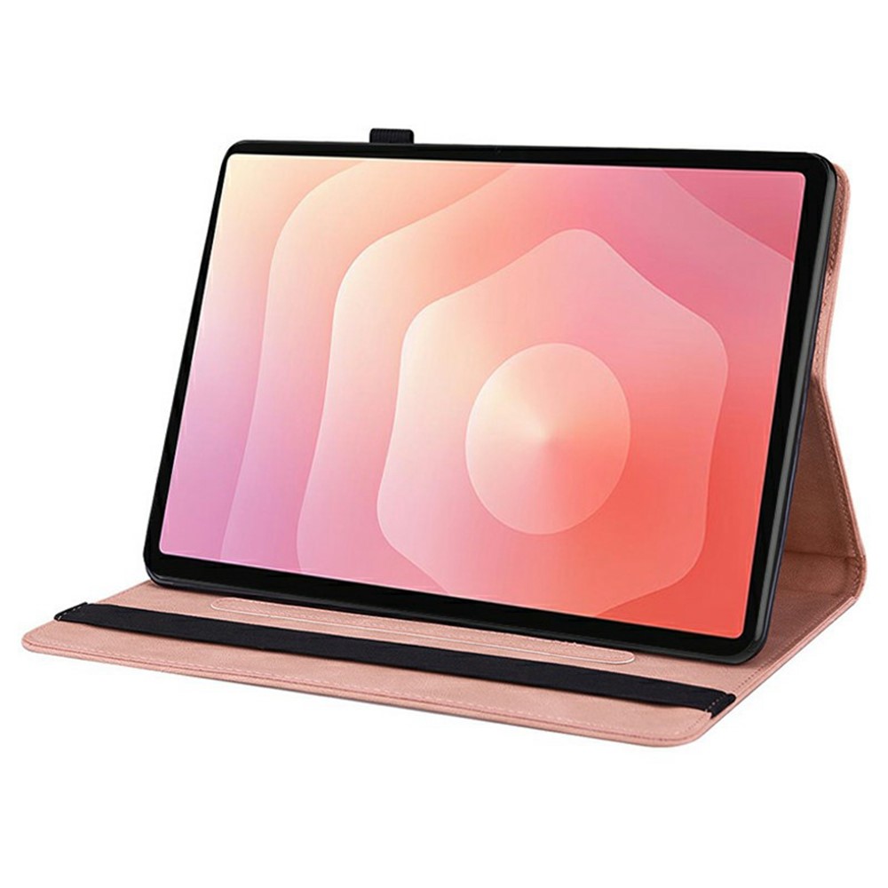  Samsung Galaxy Tab S11 Fodral Butterfly Flower Rosa