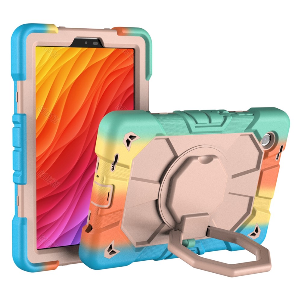  Galaxy Tab A11 Skal Kickstand Shockproof Rainbow