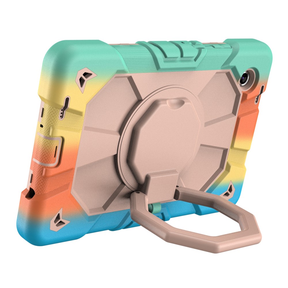  Galaxy Tab A11 Skal Kickstand Shockproof Rainbow