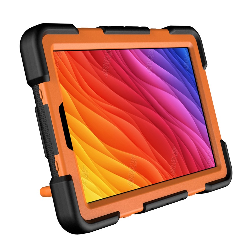  Galaxy Tab A11 Skal Kickstand Shockproof Svart / Orange