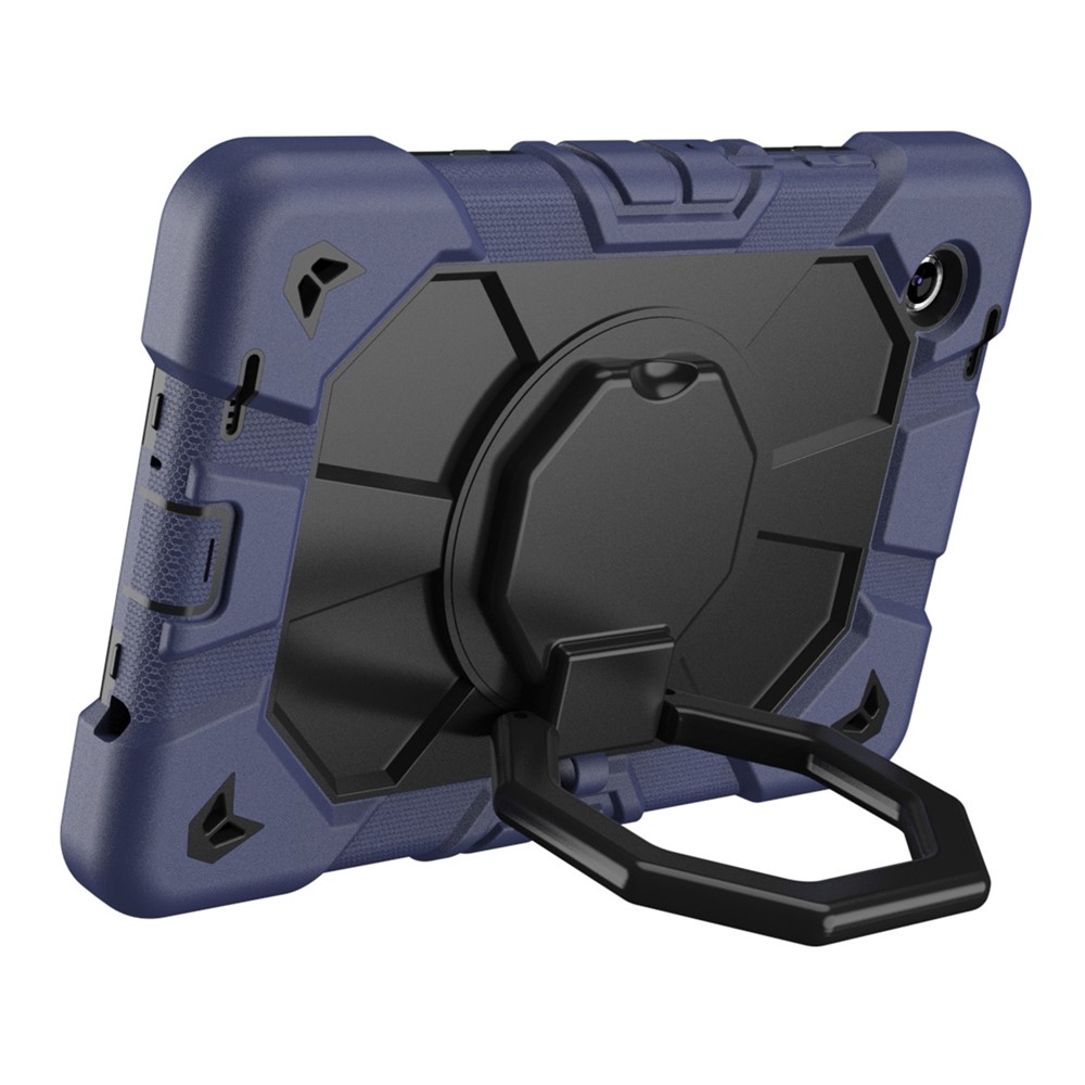  Galaxy Tab A11 Plus Skal Kickstand Shockproof Mörk Blå / Svart