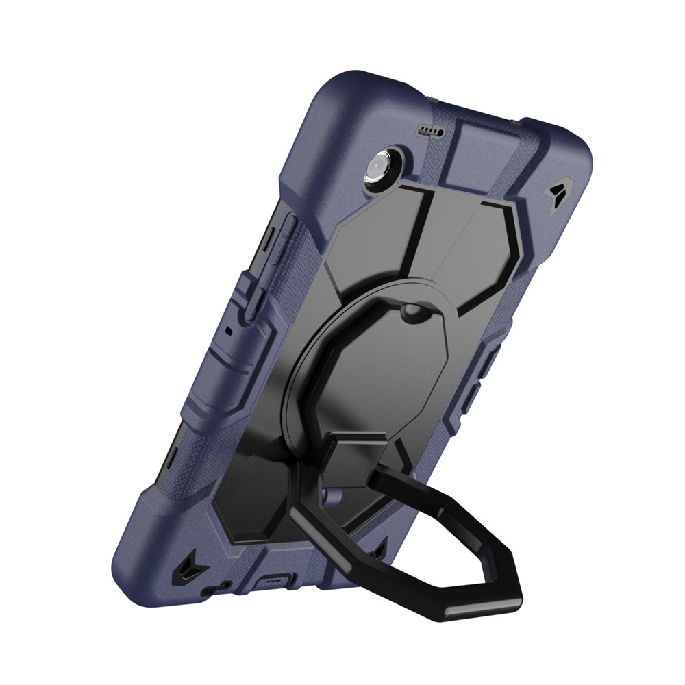  Galaxy Tab A11 Plus Skal Kickstand Shockproof Mörk Blå / Svart