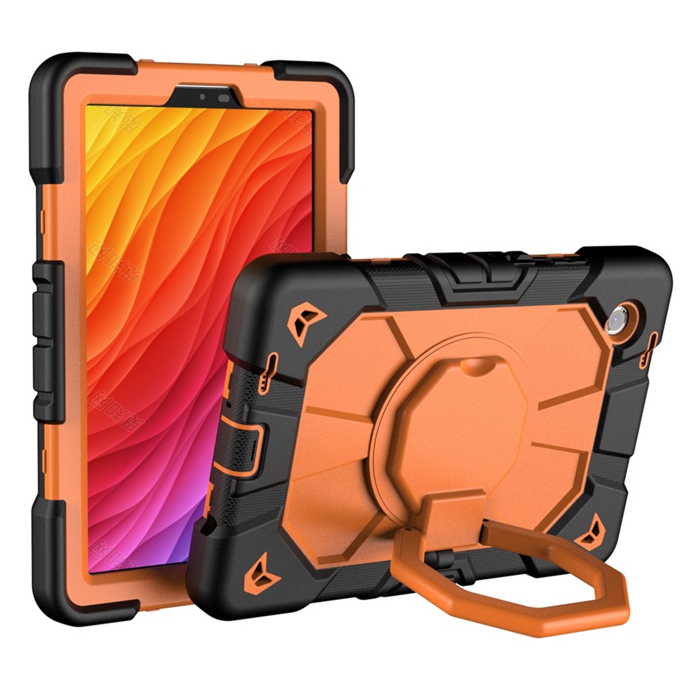  Galaxy Tab A11 Plus Skal Kickstand Shockproof Svart / Orange
