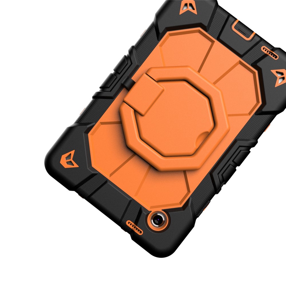  Galaxy Tab A11 Plus Skal Kickstand Shockproof Svart / Orange
