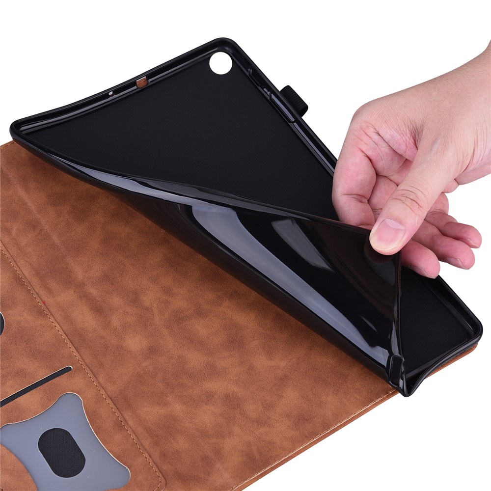  Samsung Galaxy Tab S11 Ultra Fodral Med Frontficka Brun