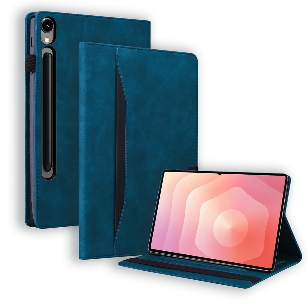  Samsung Galaxy Tab S11 Ultra Fodral Med Frontficka Blå