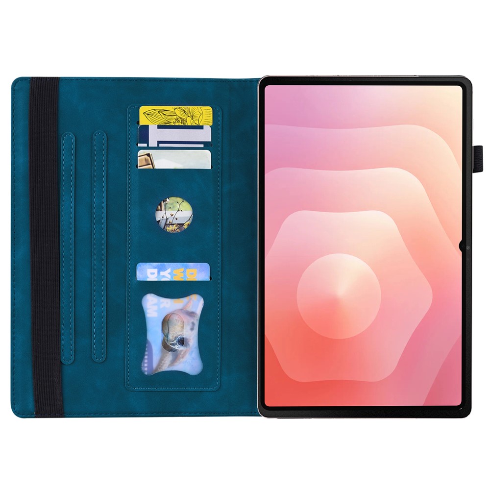  Samsung Galaxy Tab S11 Ultra Fodral Med Frontficka Blå