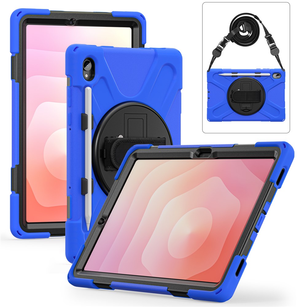  Samsung Galaxy Tab S11 Skal Shockproof Hybrid Kickstand Blå