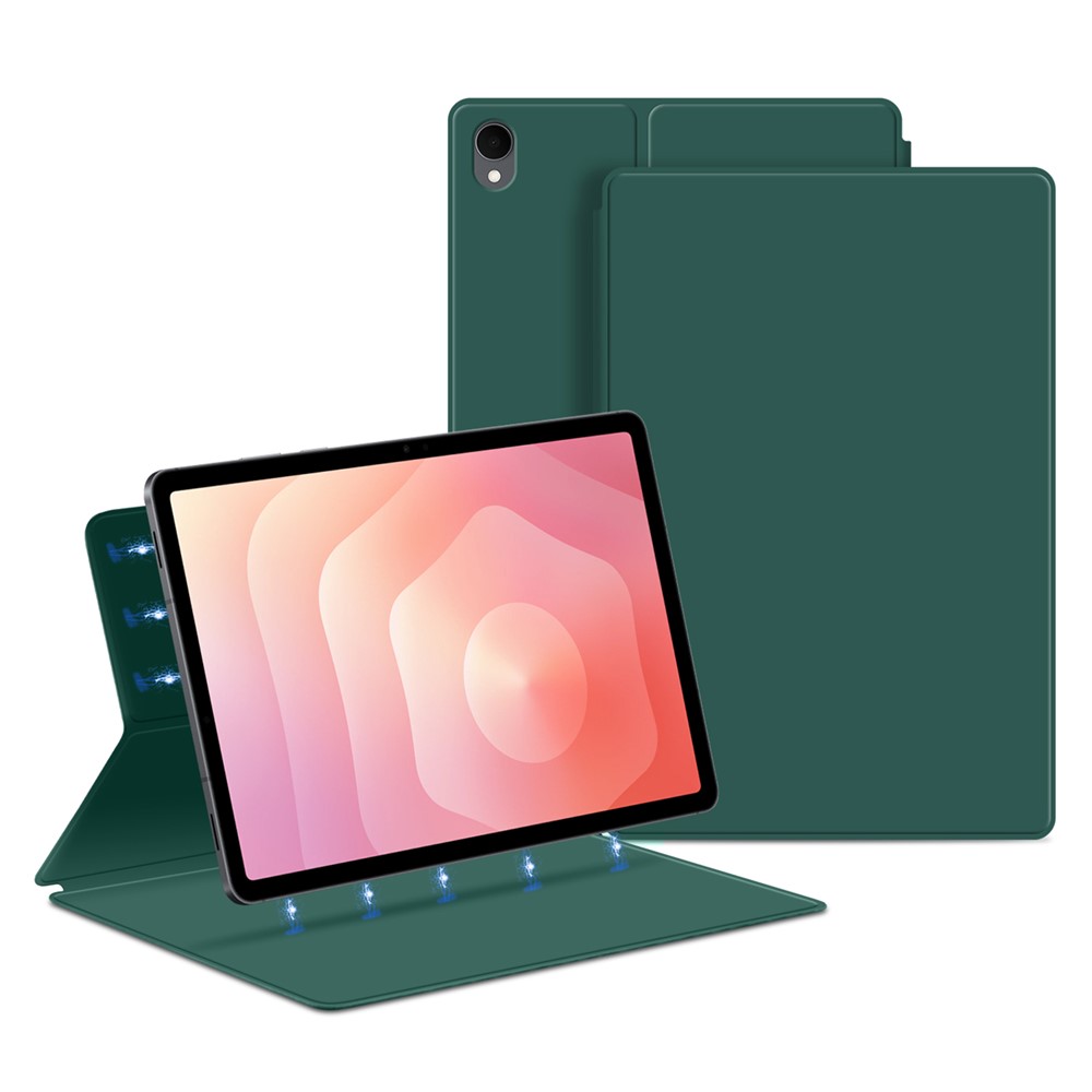  Samsung Galaxy Tab S11 Fodral Magnetiskt Grön