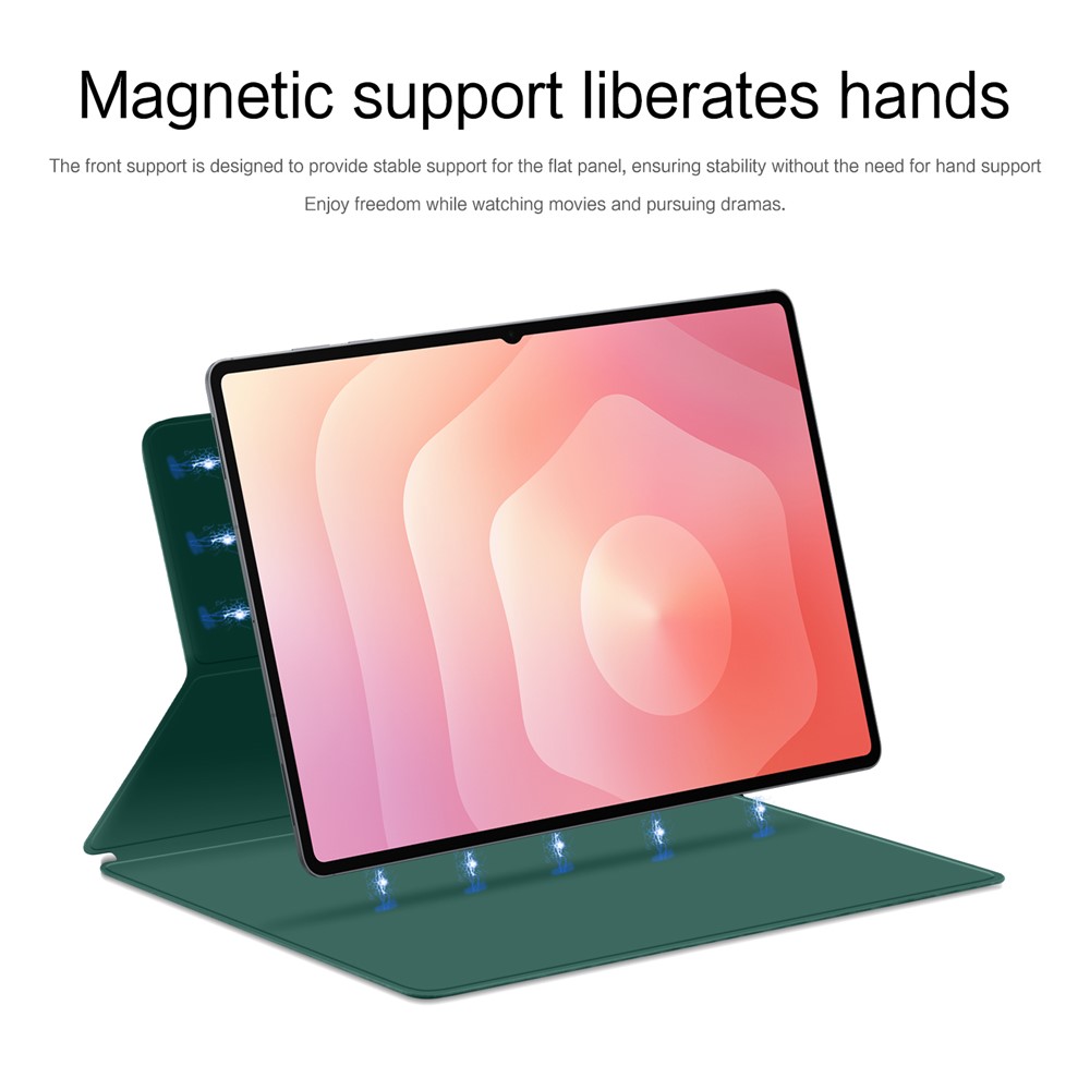  Samsung Galaxy Tab S11 Ultra Fodral Magnetiskt Grön