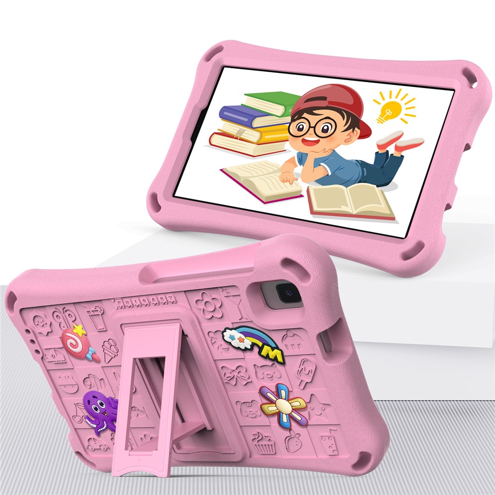  Galaxy Tab A11 / A9 / A7 Lite / A 8.0 Skal EVA Kickstand Rosa