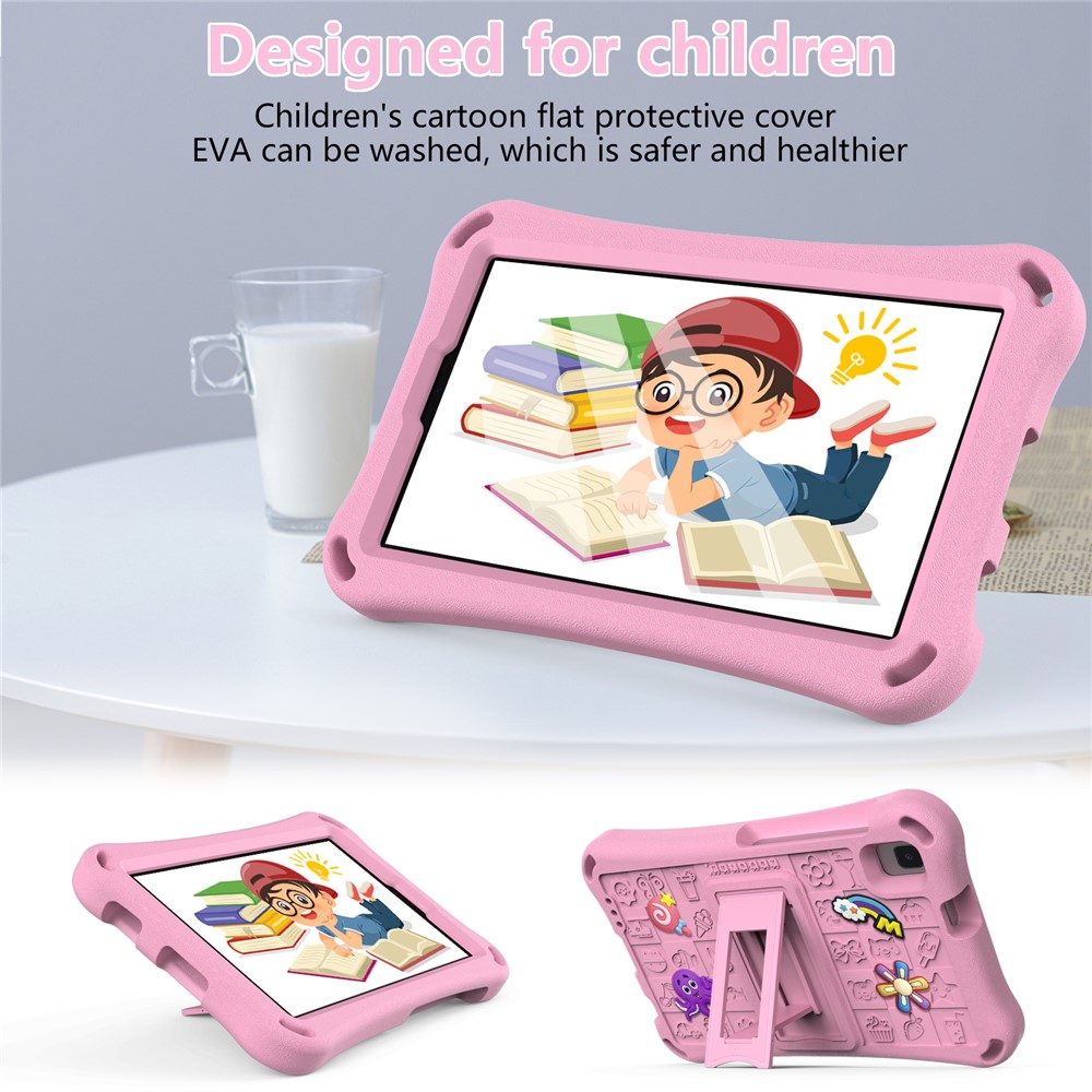  Galaxy Tab A11 / A9 / A7 Lite / A 8.0 Skal EVA Kickstand Rosa
