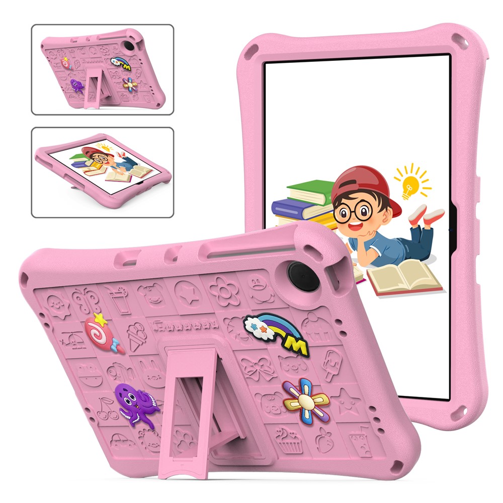  Samsung Galaxy Tab A11 Plus / A9 Plus Skal EVA Kickstand Rosa