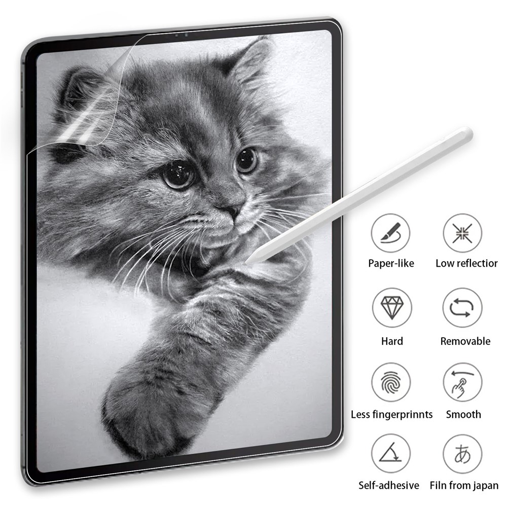  Samsung Galaxy Tab S10 FE Plus Skärmskydd Paperlike PET Privacy