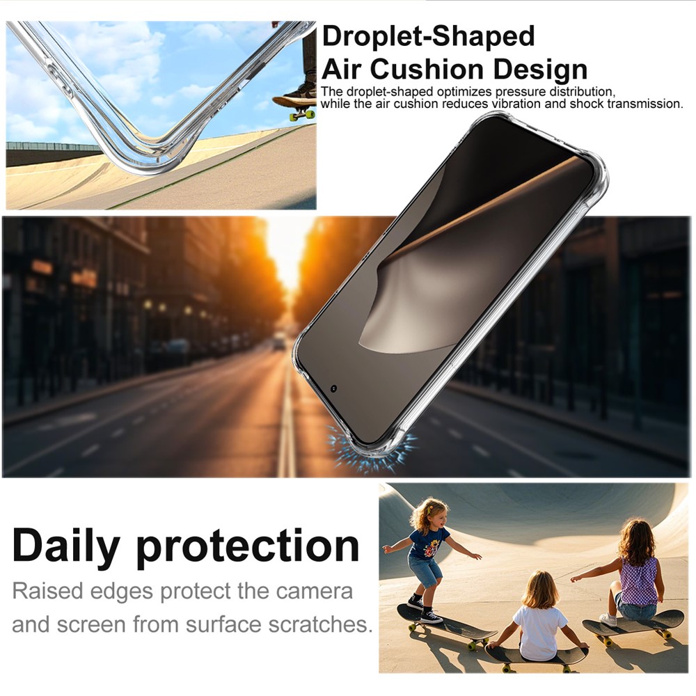 IMAK IMAK Xiaomi 15T Pro Skal Airbag Shockproof Transparent