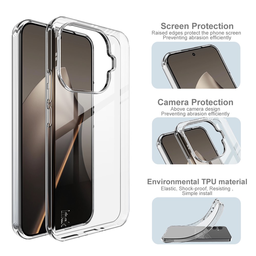 IMAK IMAK Xiaomi 15T Pro Skal Soft TPU Transparent