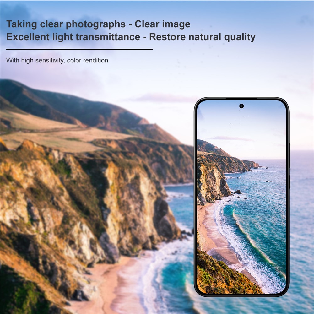 IMAK IMAK Xiaomi 15T Pro Linsskydd Härdat Glas Svart